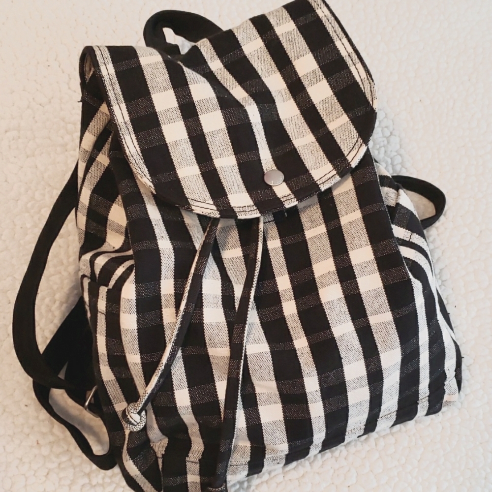 BAGGU plaid backpack